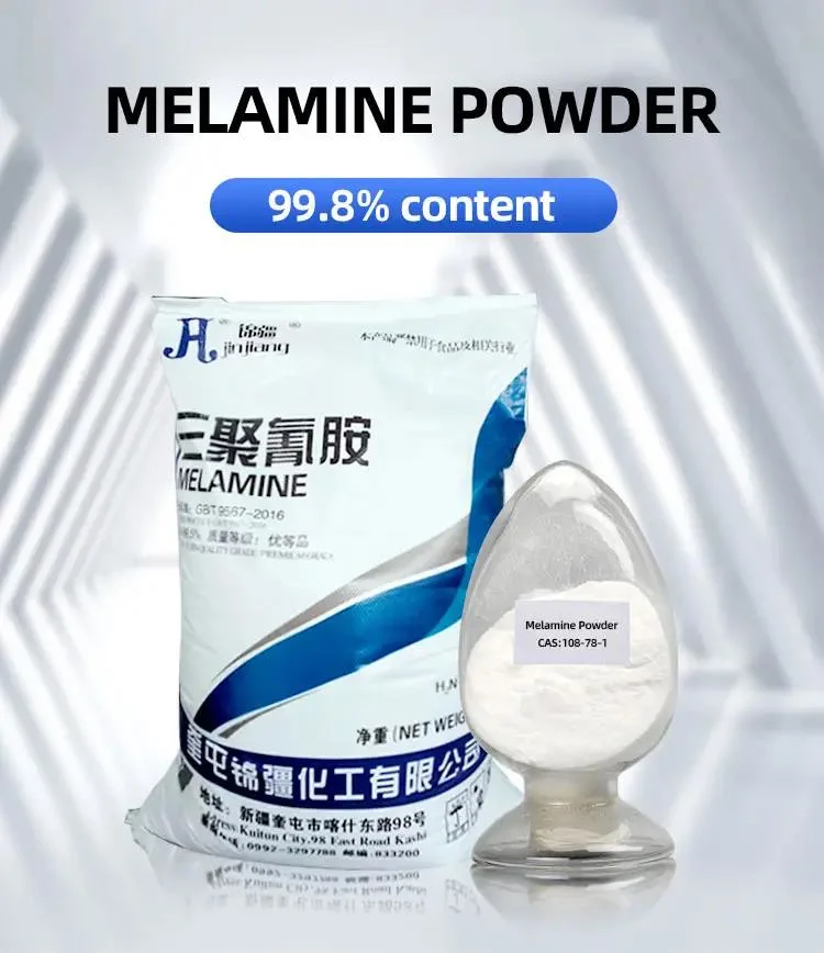 Quality Assurance Wholesale White Powder 99.8% Chemical Raw Material Melamine